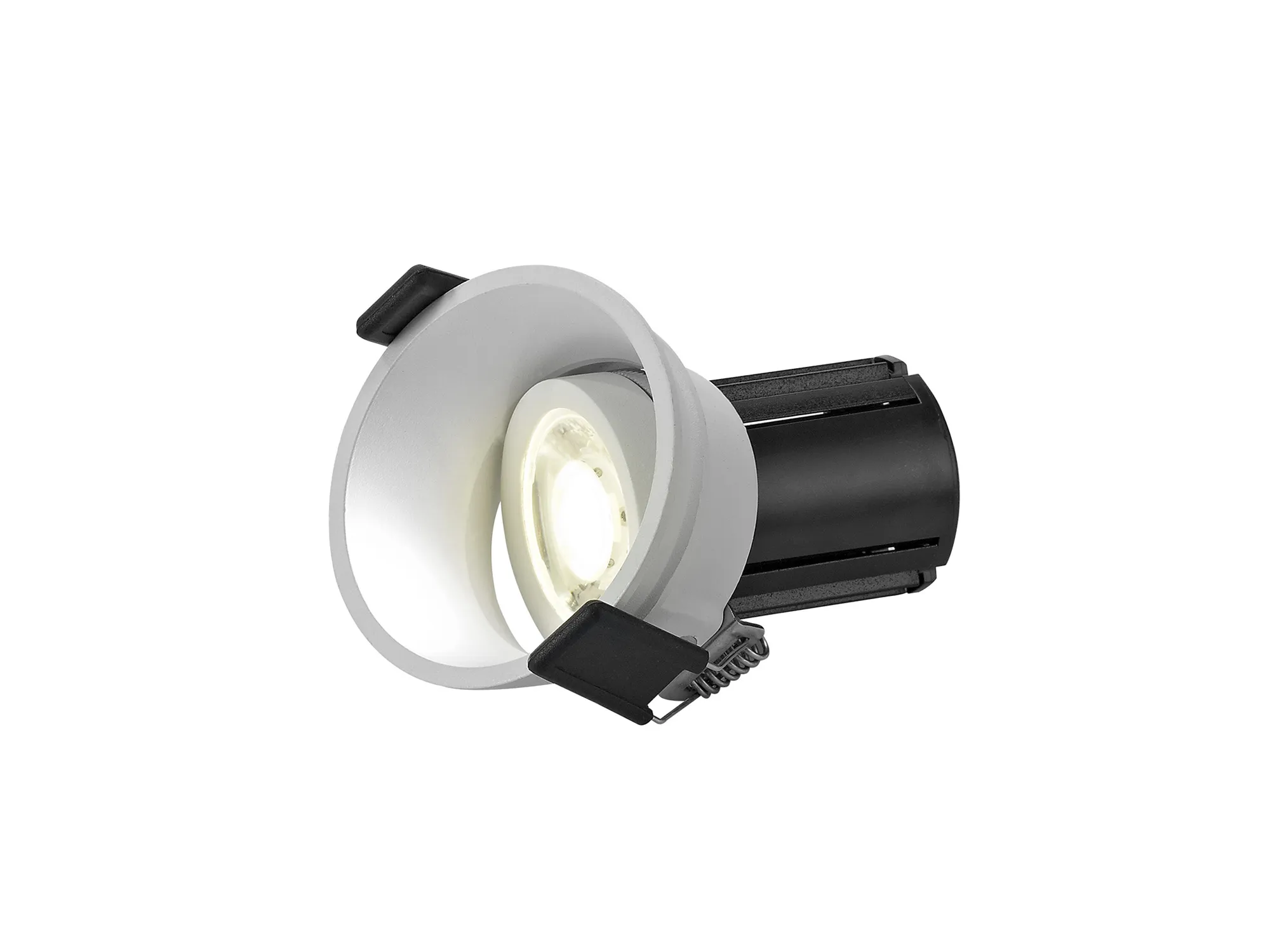 DM200907  Bania A 10 Tridonic powered 10W 2700K 750lm 12° CRI>90 LED Engine White Adjustable Recessed Spotlight; IP20